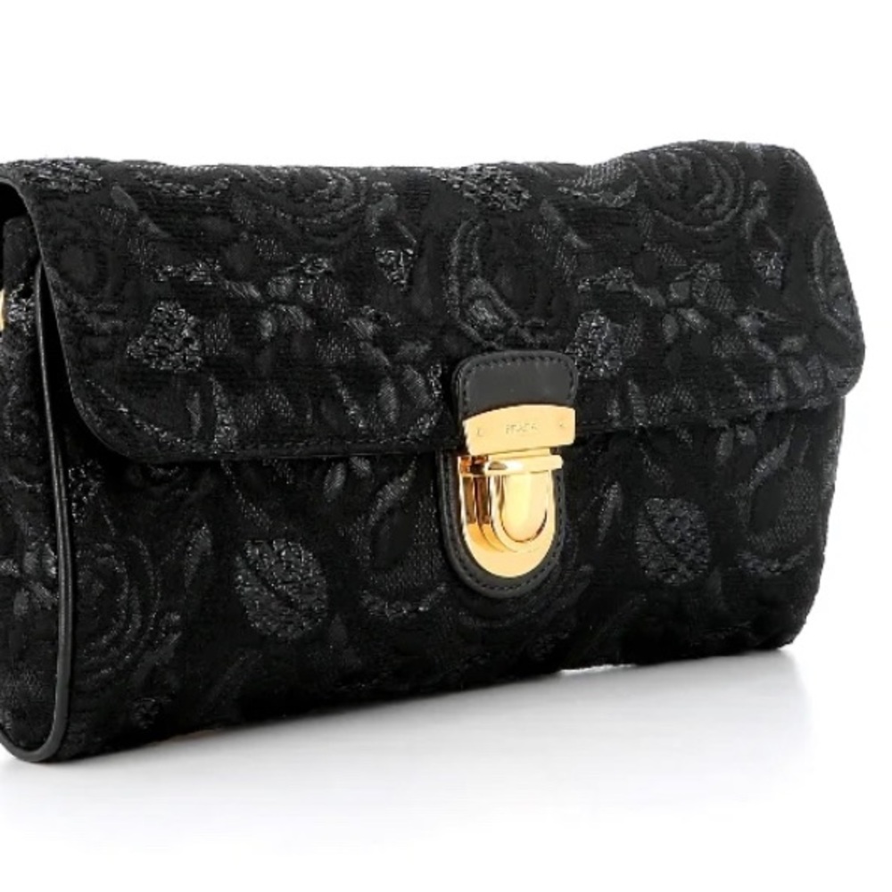 Prada clutch/shoulder bag , Black. - Picture 3 of 12